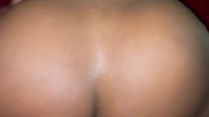 Mrs Kensington Throws Back her Big Black Booty on My Huge Cock