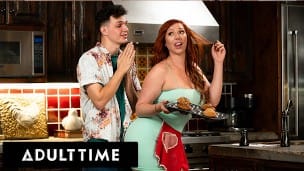 ADULT TIME – MILF Lauren Phillips LOVES Getting Fucked By Her Teen Stepson’s Scrawny Best Friend