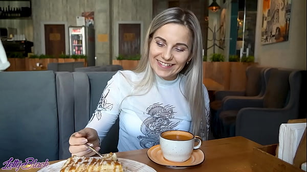 Remote Controlled Vibrator In Crowded Cafe – Letty Black
